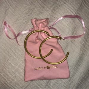 Sheila Fajl Hoop Earrings- GOLD, large